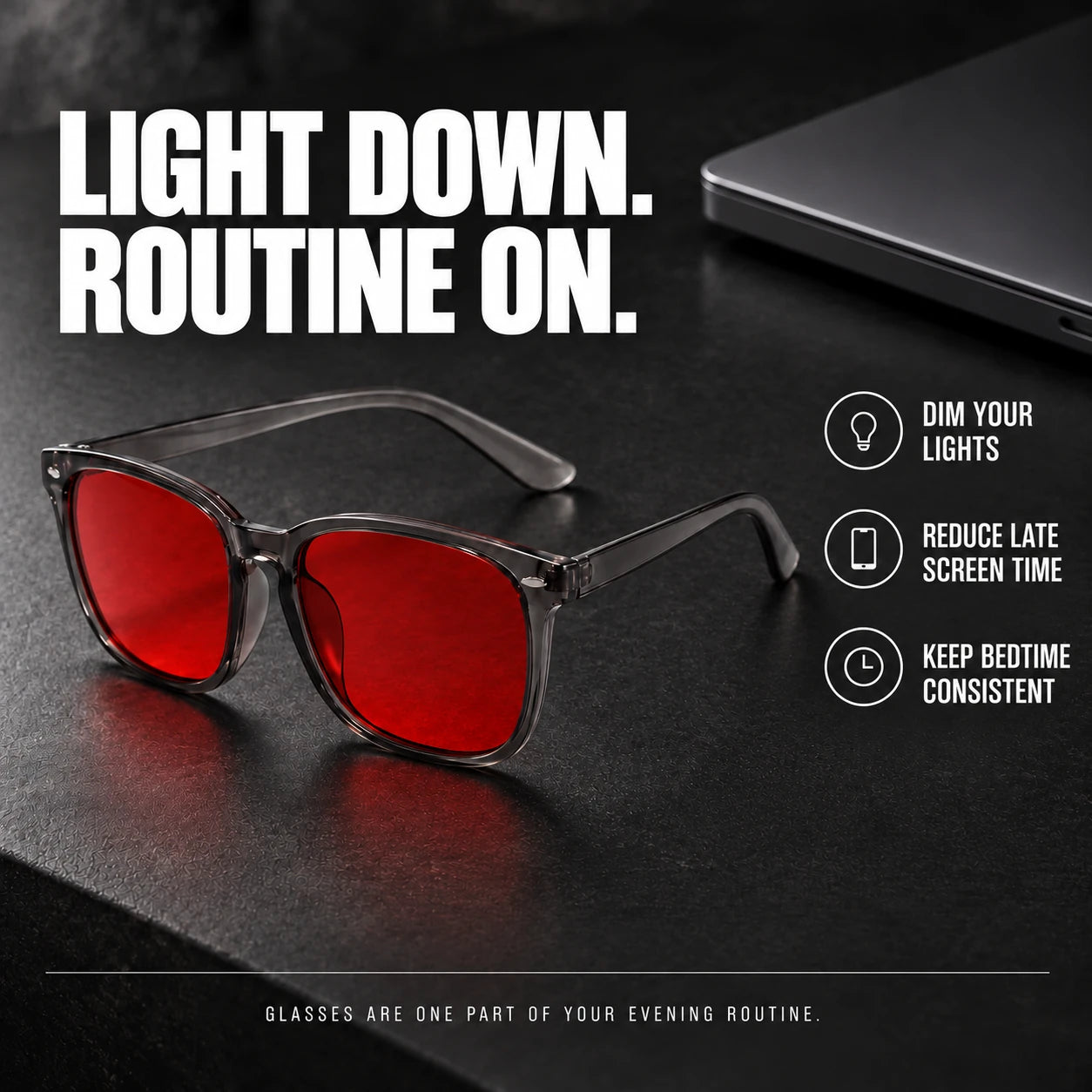 Light down. Routine on.